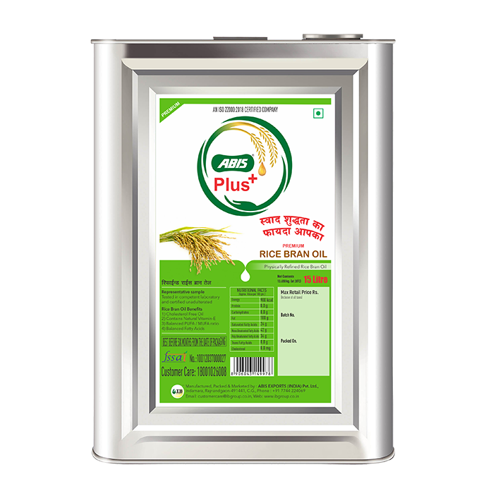 ABIS PLUS + Rice Bran Oil - 15 Ltr